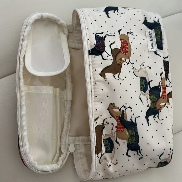 New Paul & Joe Trousse Maquillage IV Chevaux Cosmetic/Makeup Bag Mini Train Case - Picture 4 of 6